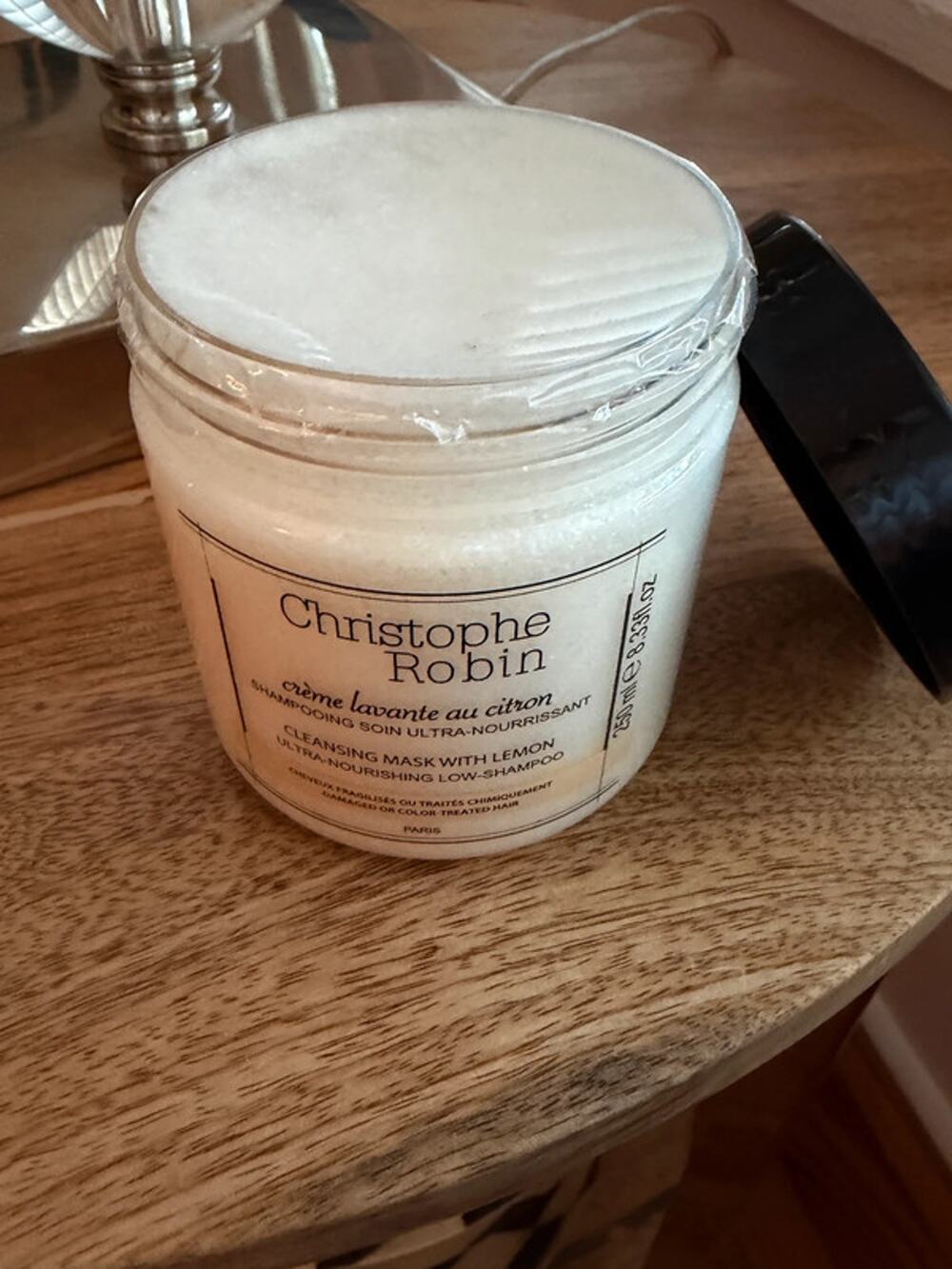 Christophe Robin Cleansing Mask with Lemon 250ml Original Formula NEW
